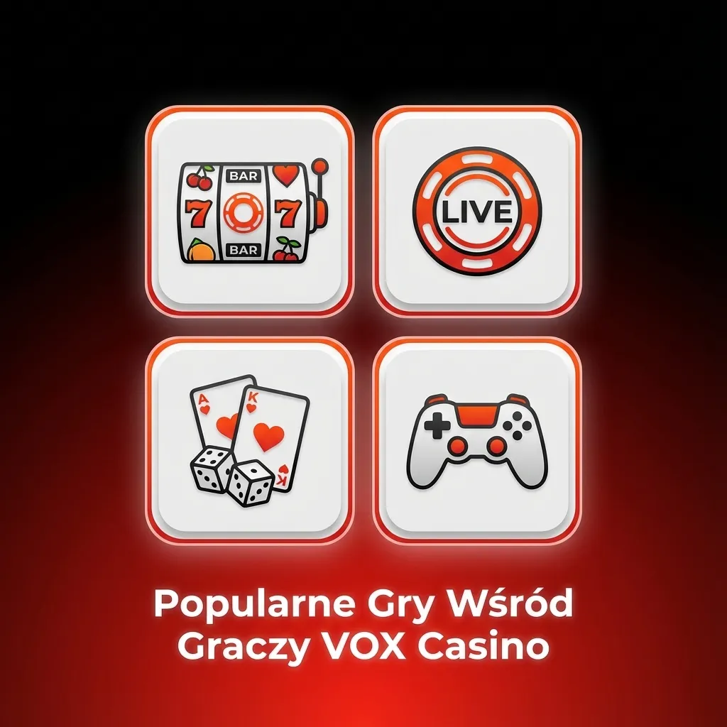 Popular slot games at VOX Casino including Book of Dead, Gates of Olympus, and Sweet Bonanza with RTP percentages