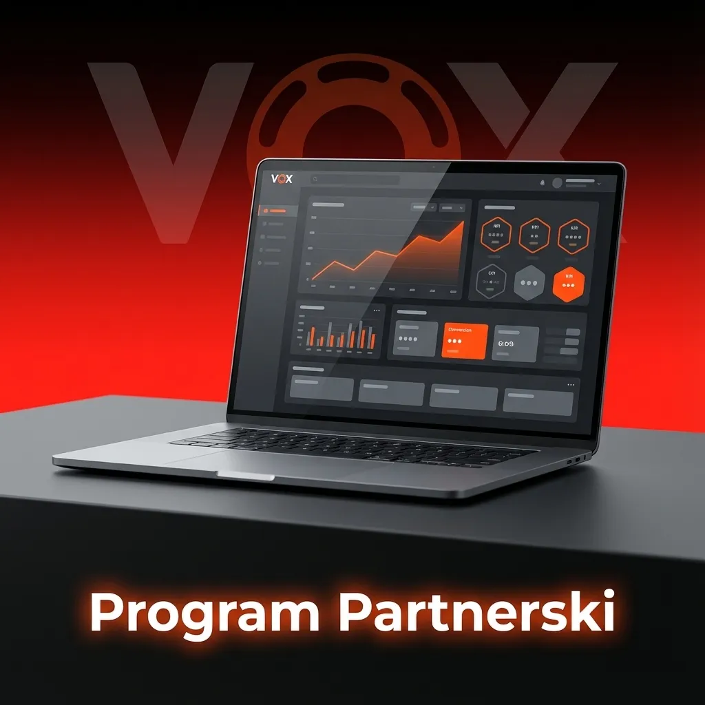 VOX Casino affiliate program offering up to 40% revenue share commission for referring players to the platform.